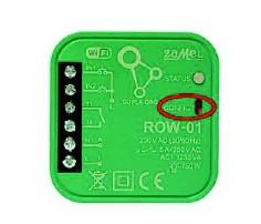 5) Connettersi alla rete Wi-Fi esempio ZAMEL- ROW-01 Dopo aver alimentato il modulo il LED inizierà a lampeggiare lentamente.