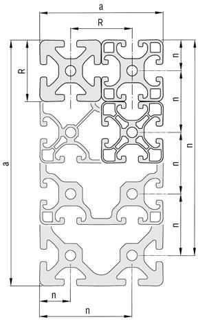 Specifiche tecniche dei prodotti Profiati Profiato ad estrusione Abbreviazione A Mg Si 0,5 F 25 N. materiae.206.