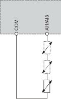 (6) Uscita digitale (7) 0-10 VCC, x-20 ma (8) 0-10 VCC, -10 VCC.