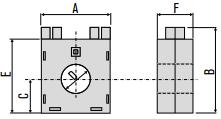 Dimensioni meccaniche (mm) CTD-1/28 CTD-2/29 Mechanical dimensions (mm)