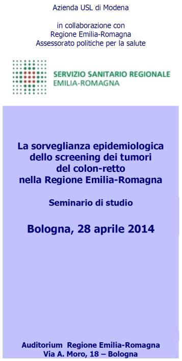 socio-economica ed epidemiologia delle neoplasie del colon-retto: