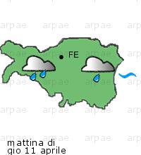 bollettino meteo per la provincia di Ferrara weather forecast for the Ferrara province costa coast Temp MAX 19 C 16 C Pioggia Rain 3mm 0mm Vento Wind 42km/h 27km/h costa coast Temp.