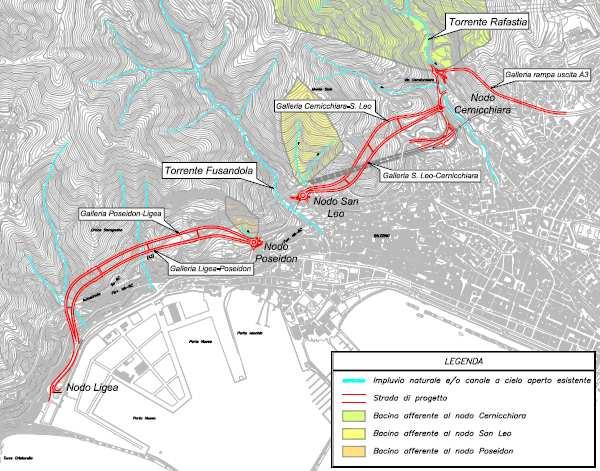 idrografici sottesi riportati nella Tavola GT.1 dal titolo Corografia dei bacini.