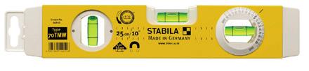 STB02420 150 STB02421 180 STB02422 200 Precisione di misura in posizione normale ± 0,5 mm/m 2 fiale orizzontali, 2 fiale verticali, 1 superficie di misurazione con 2 distanziatori Modello 70 T