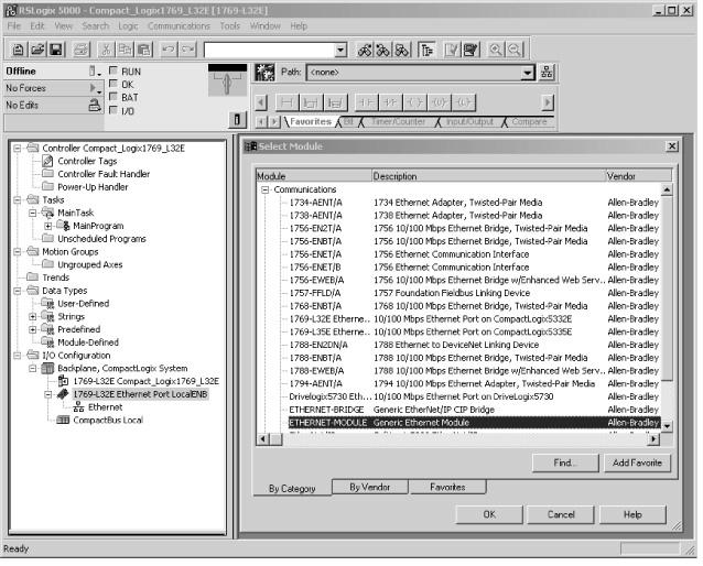 Progettazione e messa in servizio Progettazione del master (scanner EtherNet/IP) 5 5.