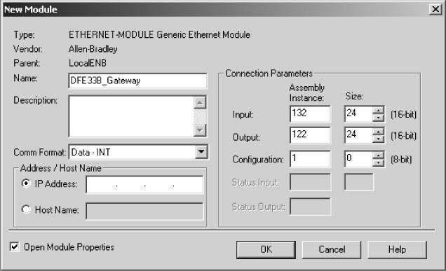 5 Progettazione e messa in servizio Progettazione del master (scanner EtherNet/IP) 5.2.