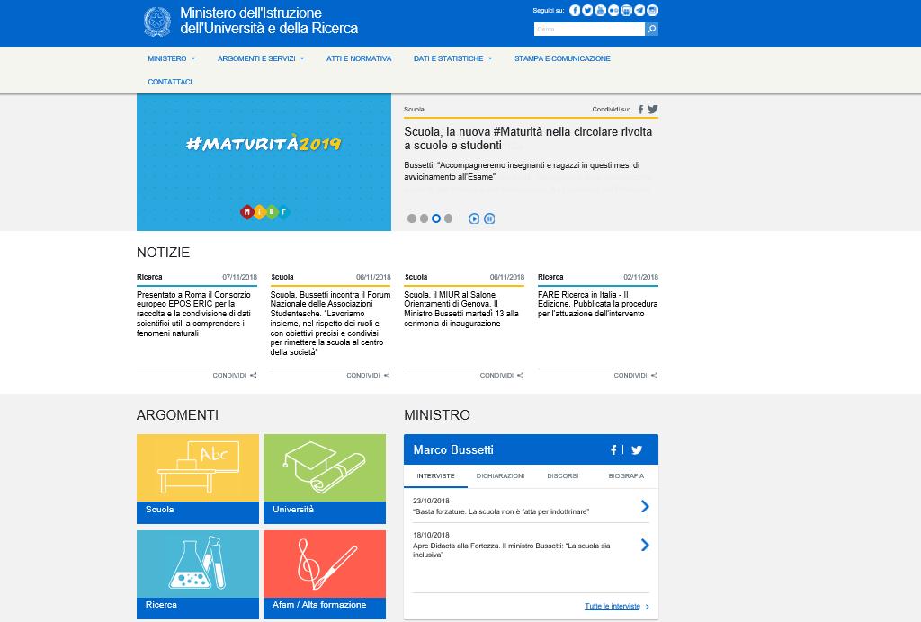 4 GESTIONE E COMPILAZIONE DEL MODULO DI DOMANDA 4.1 ACCESSO ALLE ISTANZE ONLINE Il servizio è disponibile sul sito www.istruzione.