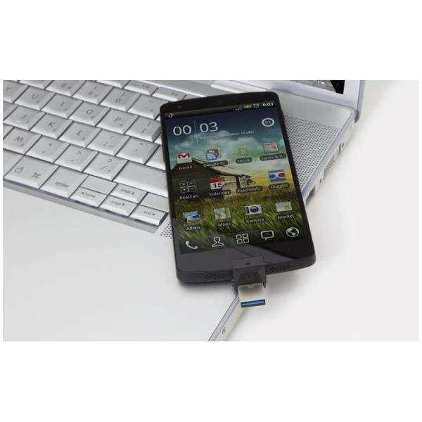 Una soluzione ideale per tablet e smartphone che supportano le funzionalità USB OTG (On-The-Go).