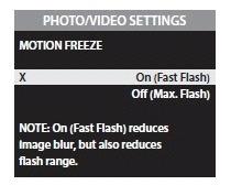scia ma aumenta la portata effettiva del flash e la luminosità delle foto notturne.