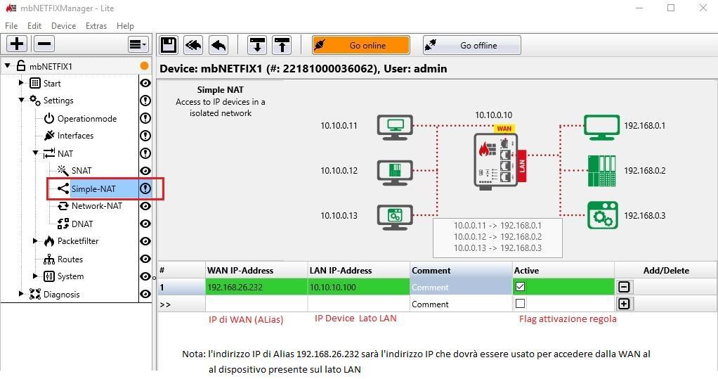 E possibile salvare in qualsiasi momento i dati nel dispositivo selezionando la voce File / Save o l icona a foma di dischetto (Fig.15). Fig.