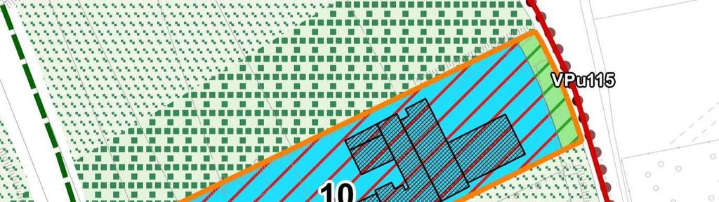 Stato attuale (COMPARTO 54 dati variante n. 6) Falegnameria Superficie territoriale del comparto (St): mq 6.373 superficie coperte edifici (Sc): mq 1.639 superficie coperte ed.