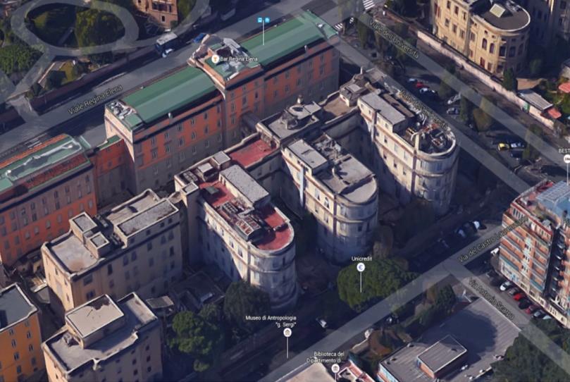 1/5 DATI DEL PROGETTO Incarico: Variante in corso d opera per il miglioramento sismico degli edifici del complesso Anno: 2016 Luogo: Roma, Viale Regina Elena Volume: 49.