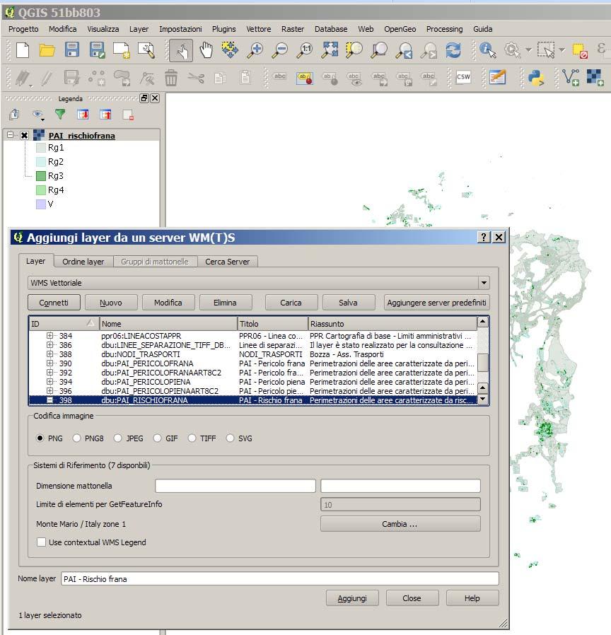 WMS e WFS Tramite un servizio di mappe (Geoserver) i dati vengono esposti con i servizi standard WMS e WFS. Il WFS ricade all interno della categoria dei servizi di download.