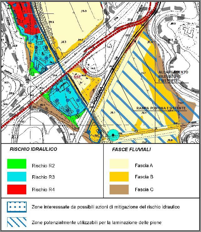 relativa alle Fasce di pericolosità ed al rischio idraulico sul reticolo secondario e minore.
