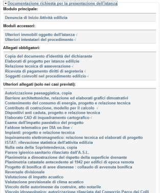 Guida ai servizi della Direzione Per ogni procedimento: