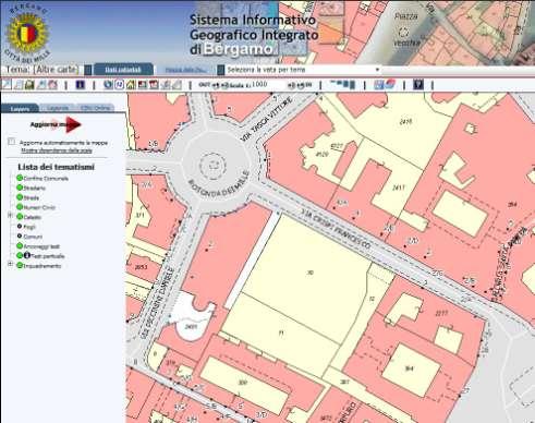 La cartografia on-line Basi cartografiche Database Topografico, Ortofoto Urbanistica Edilizia PRG, Vincoli, Piani