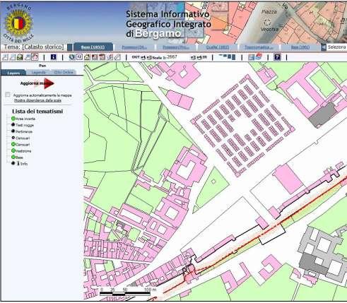 La cartografia on-line Basi cartografiche Database Topografico, Ortofoto Urbanistica Edilizia PRG, Vincoli, Piani