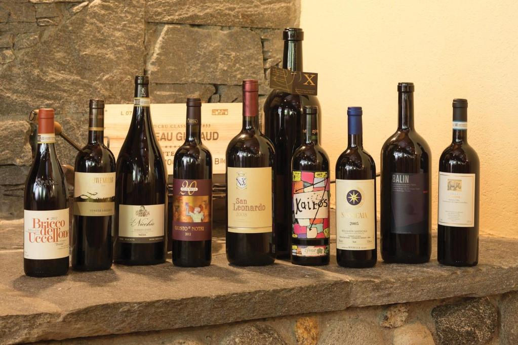 I nostri vini Unsere Weine «Buona cucina e buon vino, è il paradiso sulla terra!