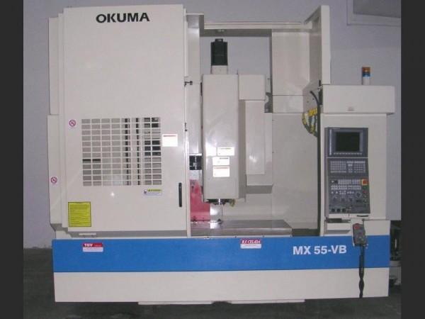 OKUMA MX 55 Anno: 1997 UNITAâ DI GOVERNO CNC OSP 700 M Tavole1 Superficie utilemm 1300 x 560 Altezza dal suolo mm 790 Carico ammesso kg 700 Dimensioni di lavoro â assi lineari Corsa asse X (tavola)