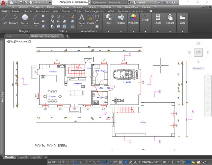 Lezione 1 Introduzione al disegno 2D Interfaccia utente Creazione e apertura disegni Strumenti di selezione e grip Disegno 2D: linee, polilinee, cerchi, archi, rettangoli Il disegno di precisione: