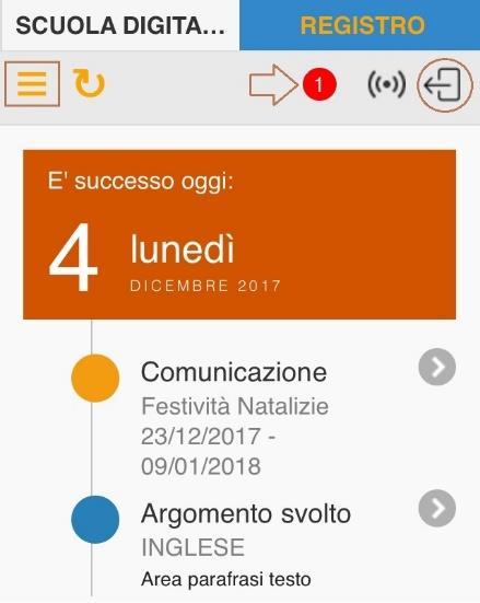 Oltre alle informazioni in evidenza, alle quali si può accedere nel dettaglio tramite il pulsante, in questa finestra è possibile: Accedere alle varie voci di menu del registro Family Ricaricare la