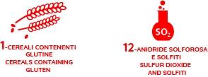 ALLERGENI ALLERGENS 12-VINI: PRODOTTI CON ANIDRIDE SOLFOROSA E SOLFITI WINES: PRODUCTS WITH SULFUR DIOXIDE