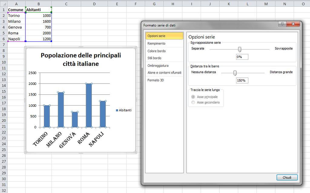 Si apre, così, una nuova schermata con varie opzioni.