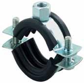 a filo, M 8/M 0, SW 3 Dado di connessione (da FRS 2-27 M8/M0) Saldato a filo, M 8/M 0, SW 7 : SBR/EPDM; esente da cloro e da silicone Isolamento acustico per DI 409 -da -50 a +0 C DI 402: Classe B2