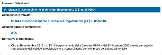 Al termine della compilazione di ogni sezione occorre cliccare il pulsante Salva ; si precisa che, finché la pratica non viene firmata digitalmente e trasmessa al SUAP, è possibile modificare i dati