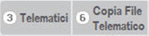 INVIO TELEMATICO Copia File Telematico Esegue la copia in locale del file