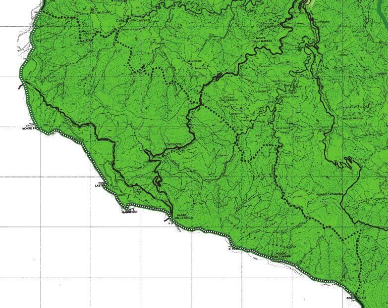 II. BENE E CONTESTO PAESAGGISTICO INTERAZIONE CON PIANIFICAZIONE E TUTELE PIANO TERRITORIALE PAESAGGISTICO REGIONALE SISTEMI E ZONE STRUTTURANTI LA FORMA DEL TERRITORIO SISTEMI crinale (art.