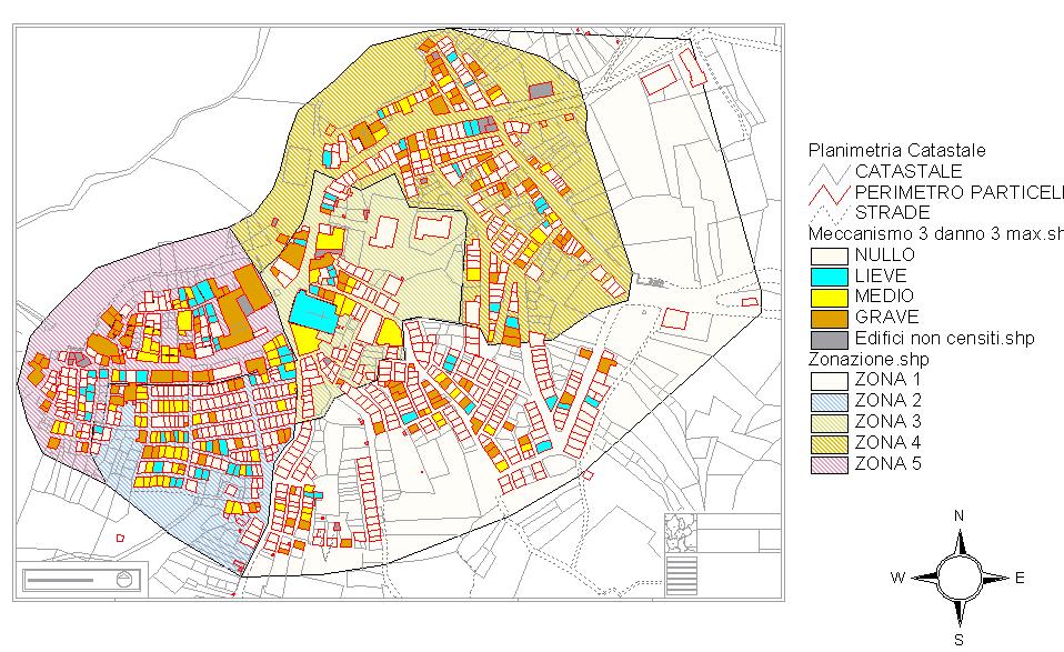 Rilievo dei meccanismi Microzonazione e meccanismi di danno