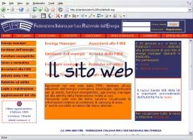 Il sito web della FIRE I contenuti del sito www.fire-italia.