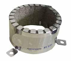 ABS COLLAR Collari antifuoco Gli ABS COLLAR sono elementi specifici di forma cilindrica in acciaio inossidabile, contenenti uno o più strati di materiale ad elevato potere termoespansivo ed