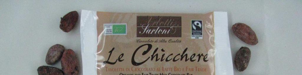 LE CHICCHERE TAVOLETTE MONODOSE DI CIOCCOLATO % 25 g Grammi Espositori da 30 Tavolette Cartoni da 480 Tavolette espositori 160 Tavoletta di Cioccolato al Latte 32% 25g 0,65 161 Tavoletta di