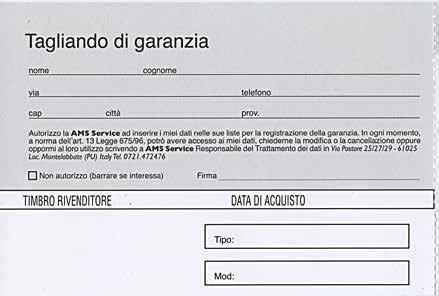 scontrino fiscale 2 1 3 4 es.: RE / 002 / PR es.