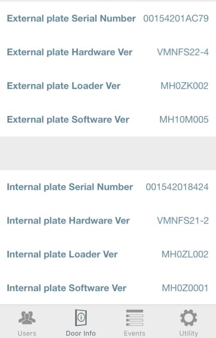 Serial number scheda elettronica principale Software della scheda principale x1r Smart.