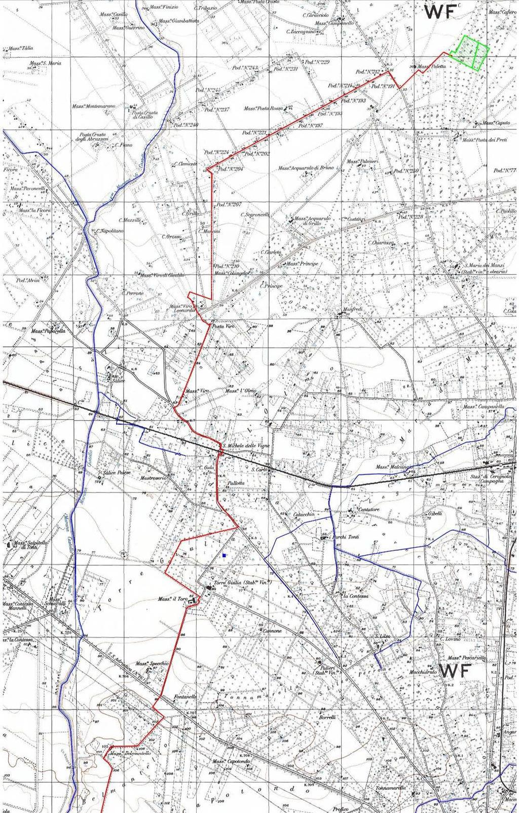 Fig.1b - Corografia del cavidotto