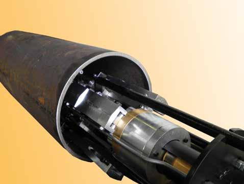 HPC Centraggio tubo per tubo e tubazioni Vantaggi del centraggio tubi: Totale accesso al cordone di saldatura