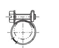 Fascette Stringitubo ABA Mini W1/W4 9 mm Hose Clamps ABA Mini W1/W4 9 mm ABA Mini ha un nastro a bordi rialzati per non danneggiare il tubo. La linguetta inferiore è munita di rinforzo.