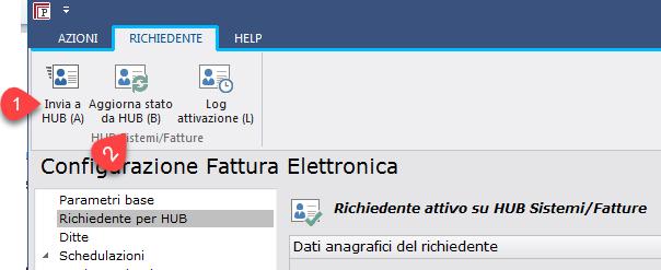 Nel caso in cui, dopo aver inviato il richiedente, venga variato anche uno solo dei dati il campo "Stato elaborazione", viene proposto automaticamente in "Da