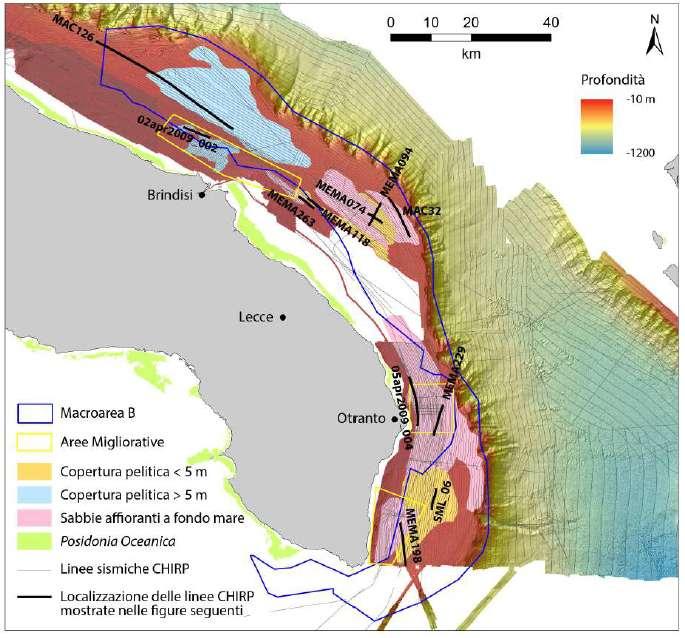 Il TST inferiore (tp2) e l LST rappresentano pertanto gli obiettivi minerari della macroarea A.