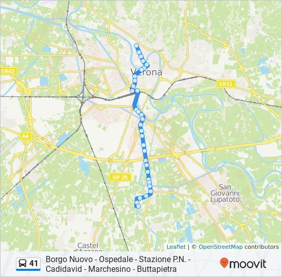 Direzione: Fracazzole 32 fermate VISUALIZZA GLI ORARI DELLA LINEA P.Le Stefani 10 12 P.le A.