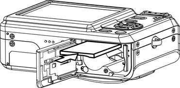 Inserimento di una scheda di memoria Con la fotocamera digitale e possibile utilizzare una Scheda SD o una Scheda MMC.