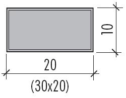 accesso e in tutte le altre applicazioni.. 2.0 Gamma Designazione Lung. Larg. Spess. pz Kg Kg pz Ped. cm cm cm m 2 m 2 Pal. Pal. Pal. Carr.