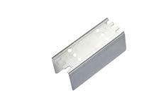 Mounting bracket in galvanized steel without screws for installation in plasterboard ceilings (not suitable for vertical mounting and recessed trimless).