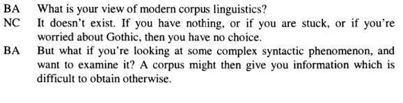 Chomsky VS corpora AARTS, Bas.