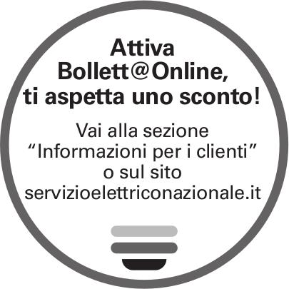 Data di attivazione delle condizioni contrattuali 11/12/2014 Tipologia contatore Contatore elettronico gestito per fasce-(ef) Potenza contrattualmente impegnata 4,5 kw (chilowatt) Potenza disponibile