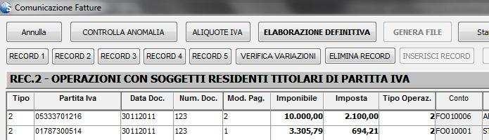 Elabora: calcola andando a leggere i movimenti contabili e le anagrafiche, poi memorizza tutto in una tabella.