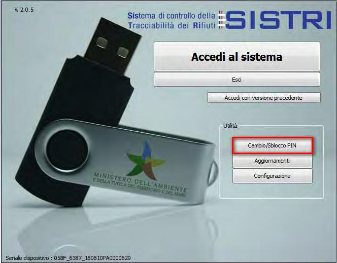 2.5 Strumenti di gestione del dispositivo USB La stessa finestra che consente il lancio dell applicazione, permette anche di usufruire di alcuni